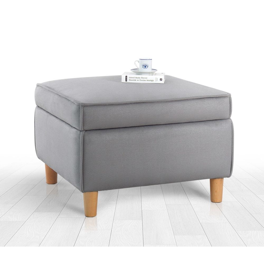 Roscen - Sivi Pouf slika 5