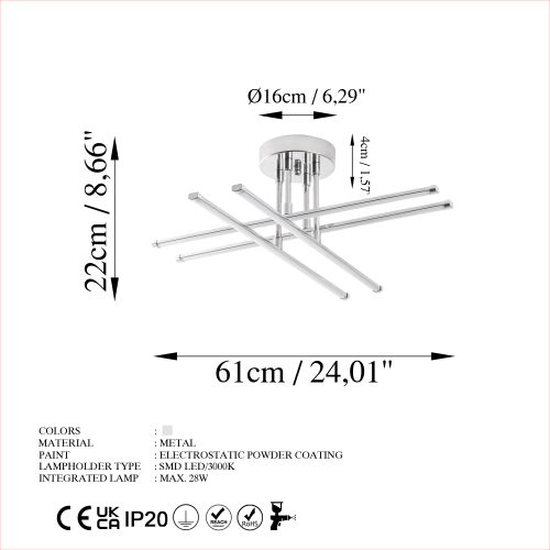 Opviq Luster Exhaust-13662 slika 8