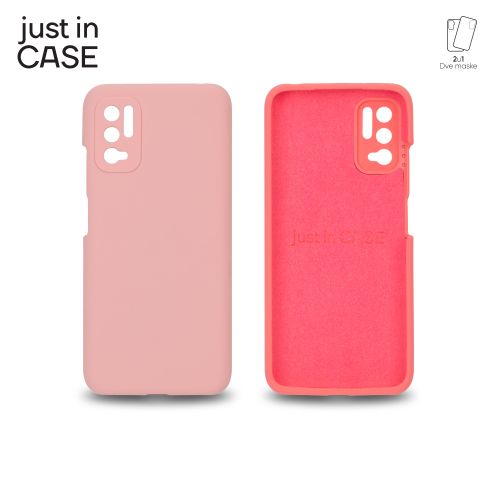 2u1 Extra case MIX PLUS paket PINK za Redmi Note 10 5G slika 2