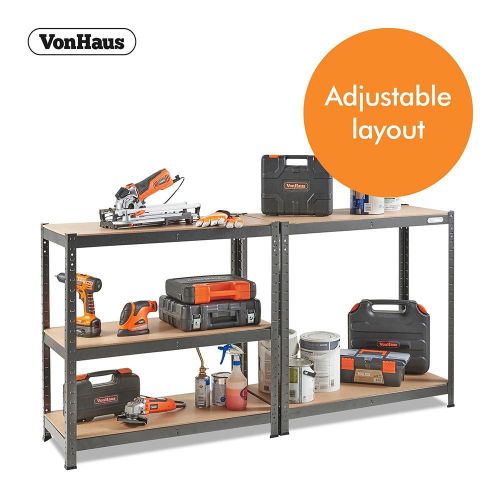 VonHaus 1.8m 5 shelf rack HAMMERITE slika 4