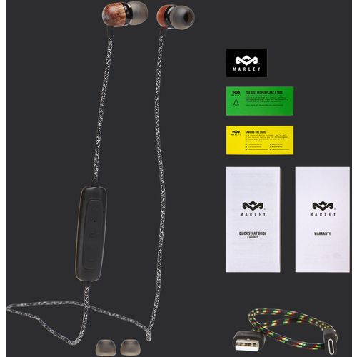 House of Marley In-ear slušalice Smile Jamaica Wireless 2, Signature Black slika 8