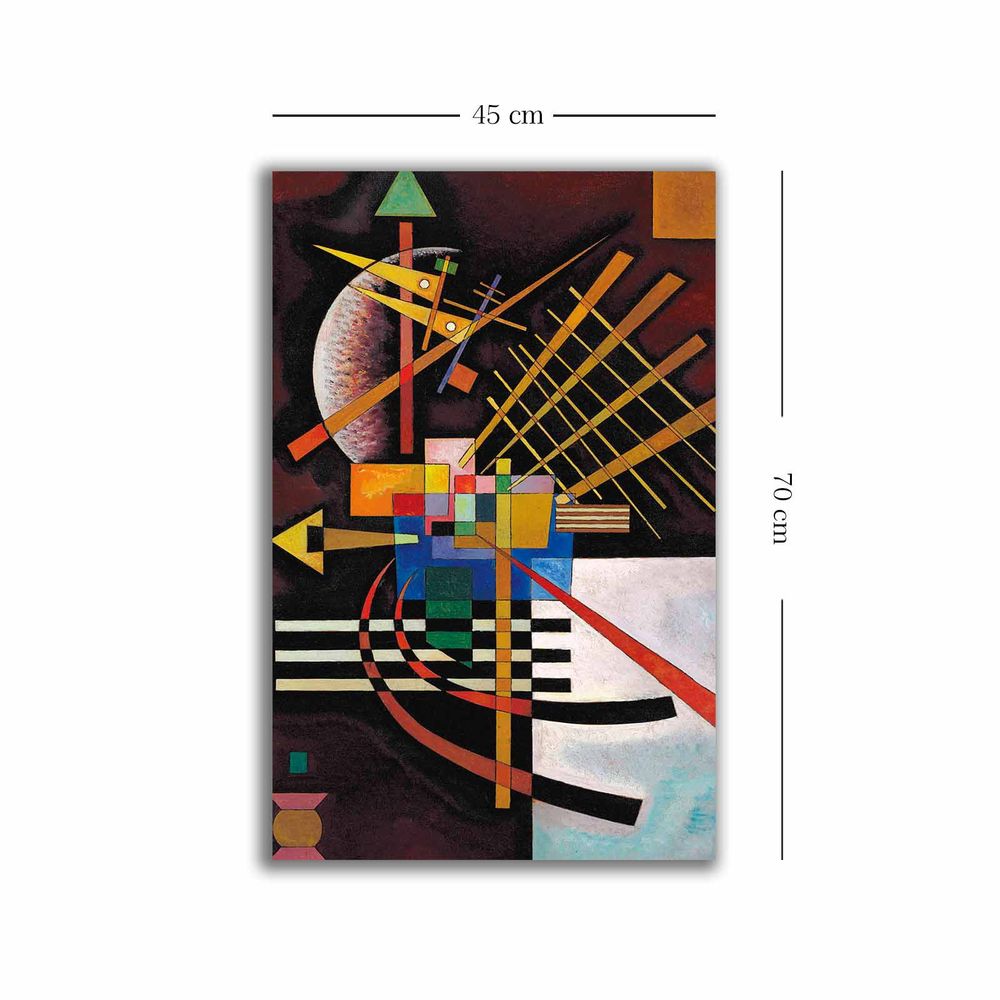 Dekorativna Platnena Slika 'Kandinsky Inspiracija' u Više Boja, 45x70 cm slika 3