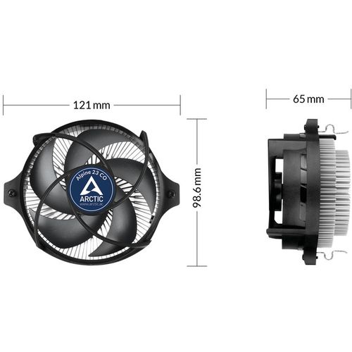 Arctic Alpine 23Compact AMD CPU-CoolerCO, continuous operation slika 2