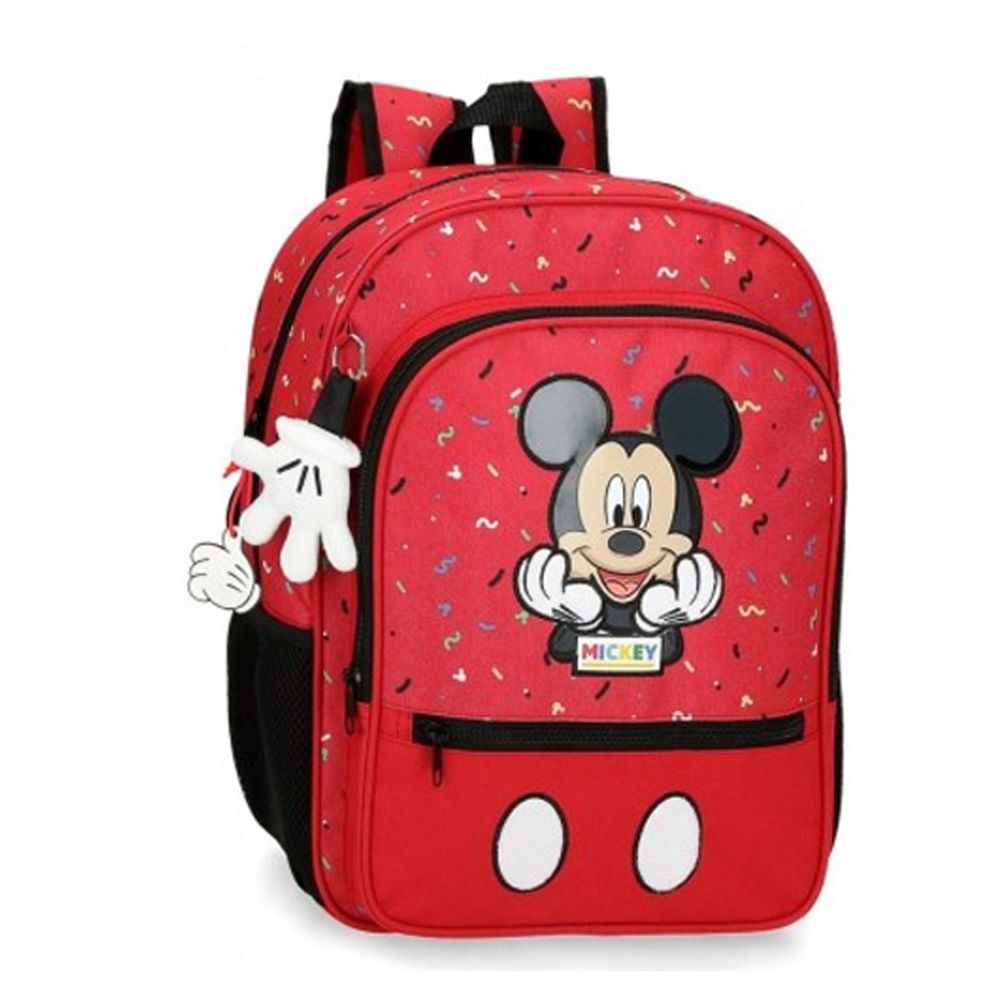 Ranac 38 cm, Mickey Things, crveni, Disney slika 1