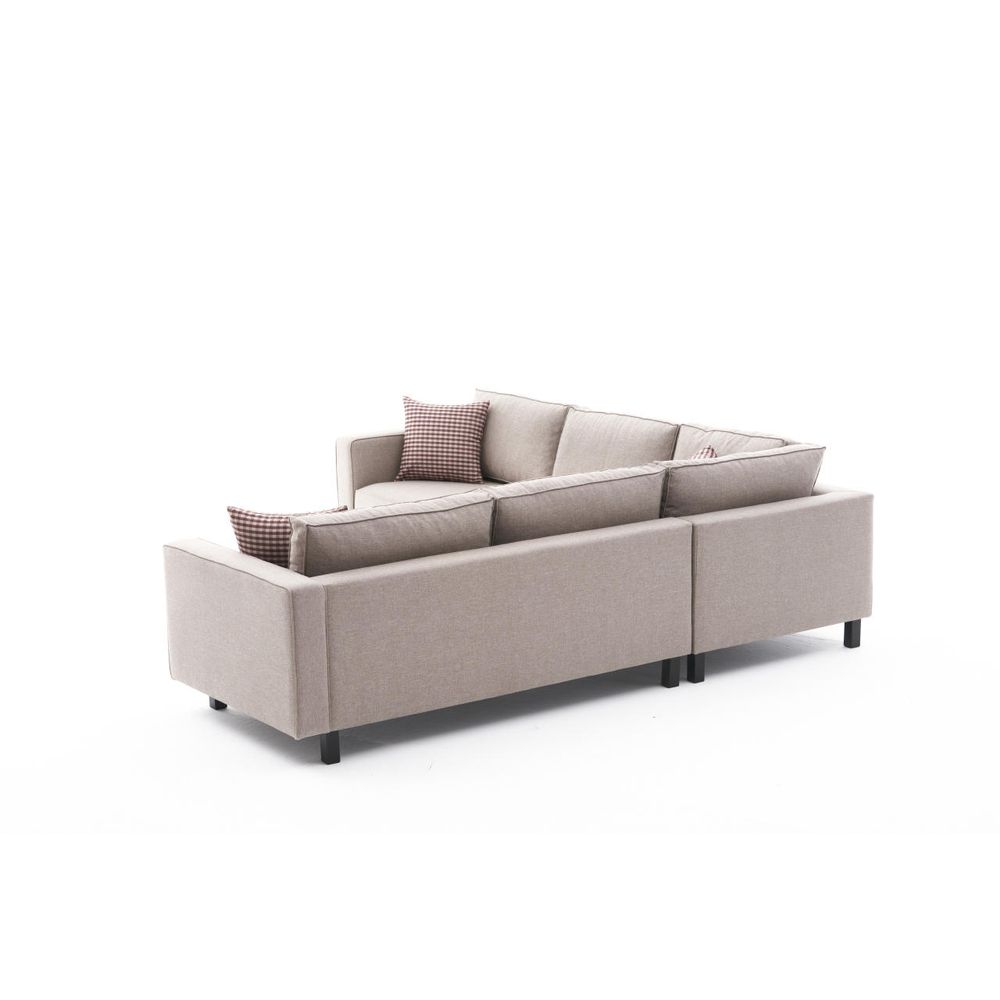 Kutna Sofa Kale Linen - Krema Boja slika 7