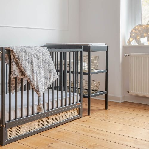 Woodies krevetić Boho Cot anthracite slika 2