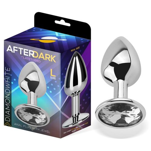 Afterdark Aluminium Diamond Butt Plug S/M/L slika 1