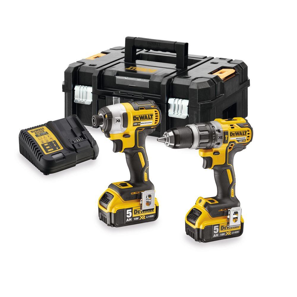 Dewalt bušilica/udarni izvijač XR 18V 2X5.0AH DCK266P2T slika 1