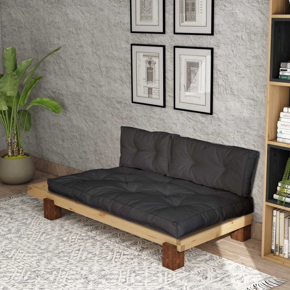 Lounger CPT8371-200, prirodne i antracit boje slika 3