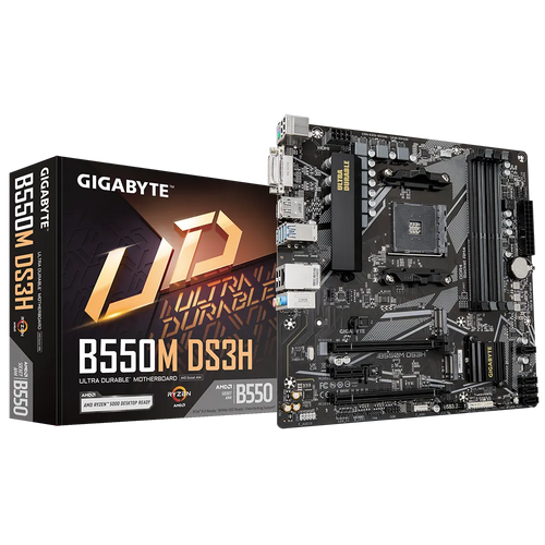 GIGABYTE matična ploča B550M DS3H, DDR4, SATA3, USB3.2Gen1, HDMI, AM4 mATX slika 1