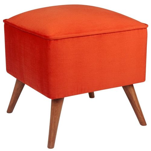 New Bern - Tile Red Tile Red Pouffe slika 1