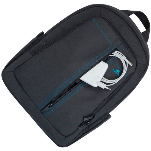 Ruksak RivaCase 15.6" Alpendorf 7560 Black laptop Canvas backpack slika 4