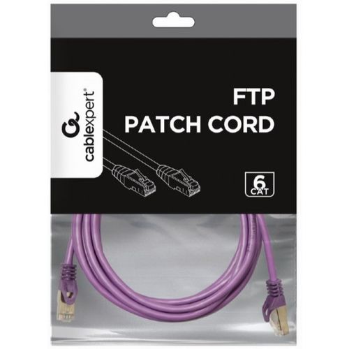PP6-3M/V Gembird Mrezni kabl, CAT6 FTP Patch cord 3m purple slika 2