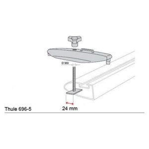 THULE T-žleb adapter Power-Click 24x30mm