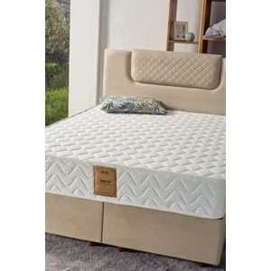 Woody Fashion Madrac, Bijela boja, Serra 120x200 cm Single Size Ultra Firm Mattress