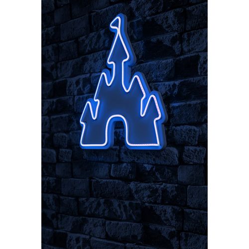 Wallity Ukrasna plastična LED rasvjeta, Castle - Blue slika 9