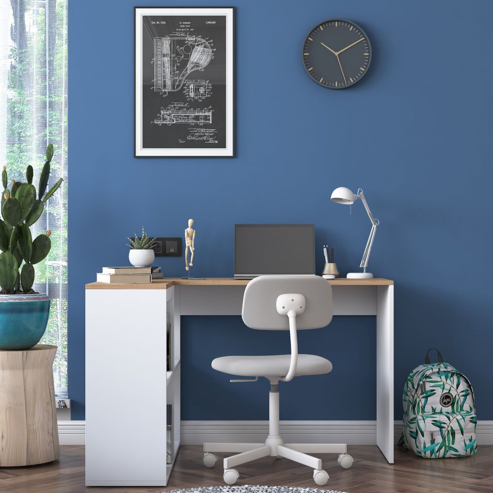 HA113 - 2035 OakWhite Radni Sto slika 3