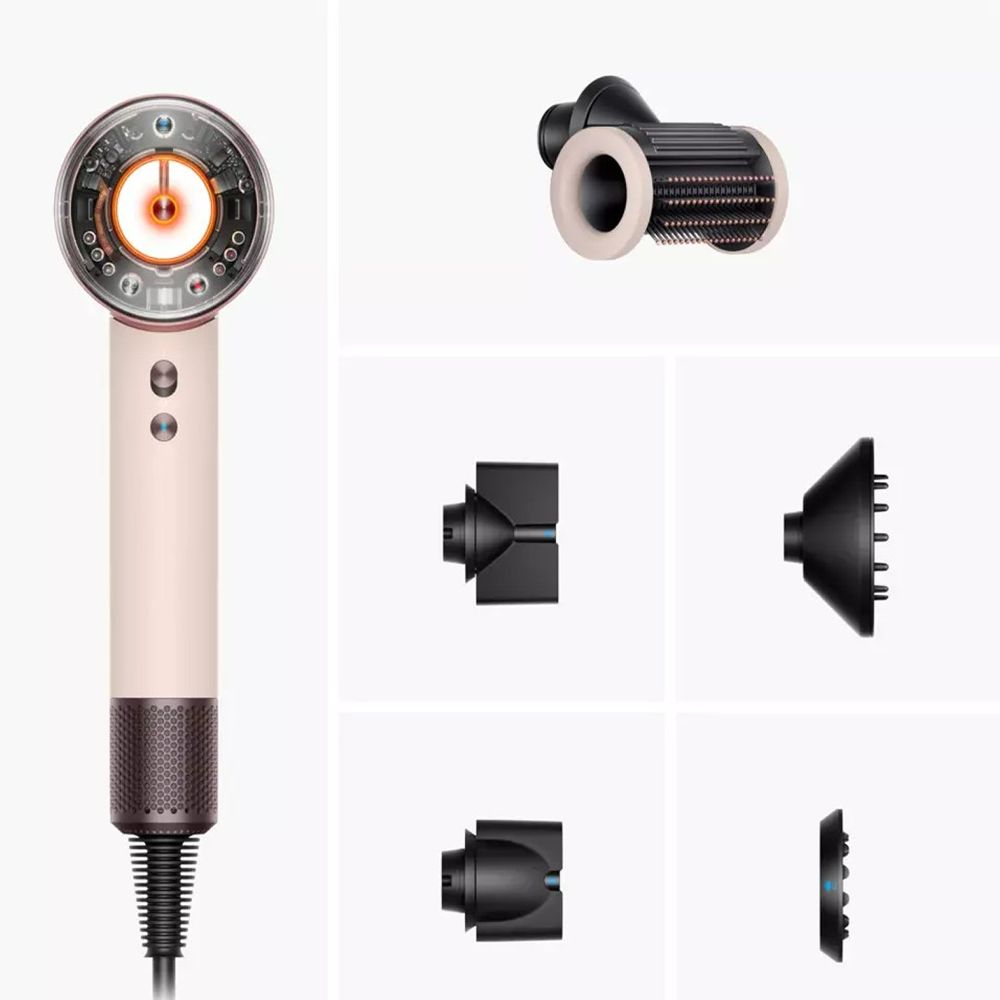 Dyson Fen Supersonic Nural HD16 Straight+Wavy, ceramic pink/rose gold slika 4
