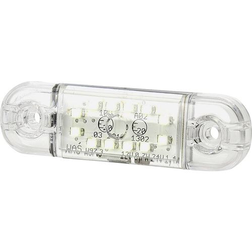 SecoRüt bočna svjetiljka za označavanje rubova otvoreni kraj kabela odsevno svjetlo sprijeda 12 V, 24 V bijela prozirno staklo slika 6