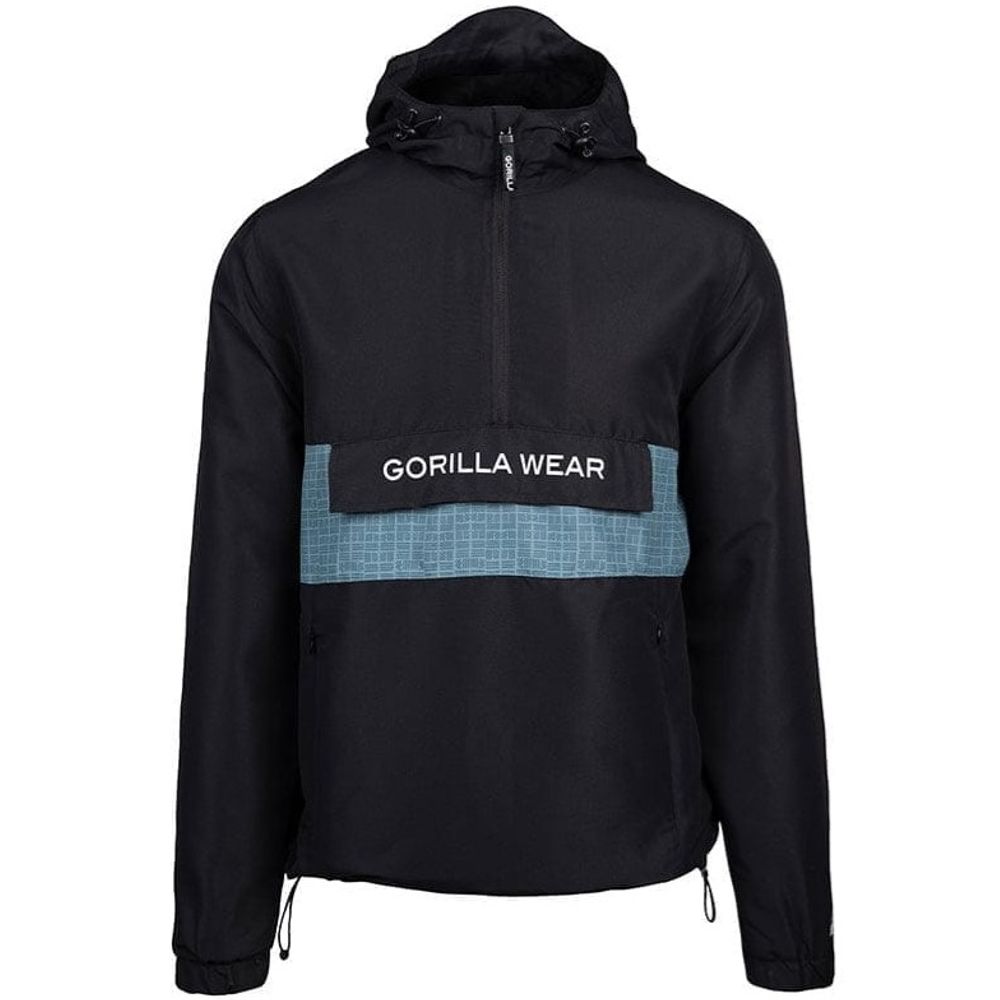 Gorilla Wear BOLTON Windbreaker Šuškavac, Crni slika 3