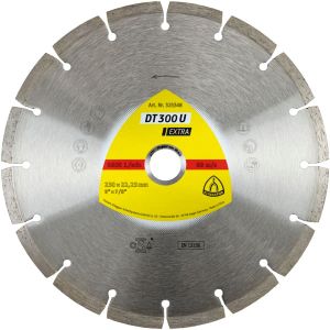 Klingspor dijamantna segmentna ploča 230mm x 2,3mm x 22,2mm DT300U, za beton