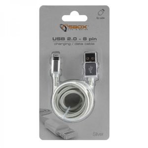 KABEL SBOX USB -> iPh.7 M/M 1,5M Blister Srebrni 