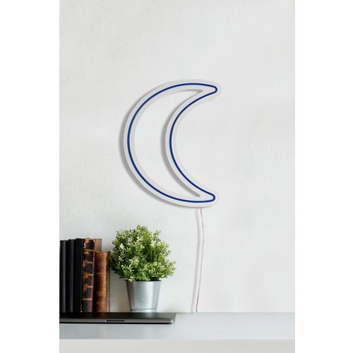 Wallity Ukrasna plastična LED rasvjeta, Crescent - Blue slika 13