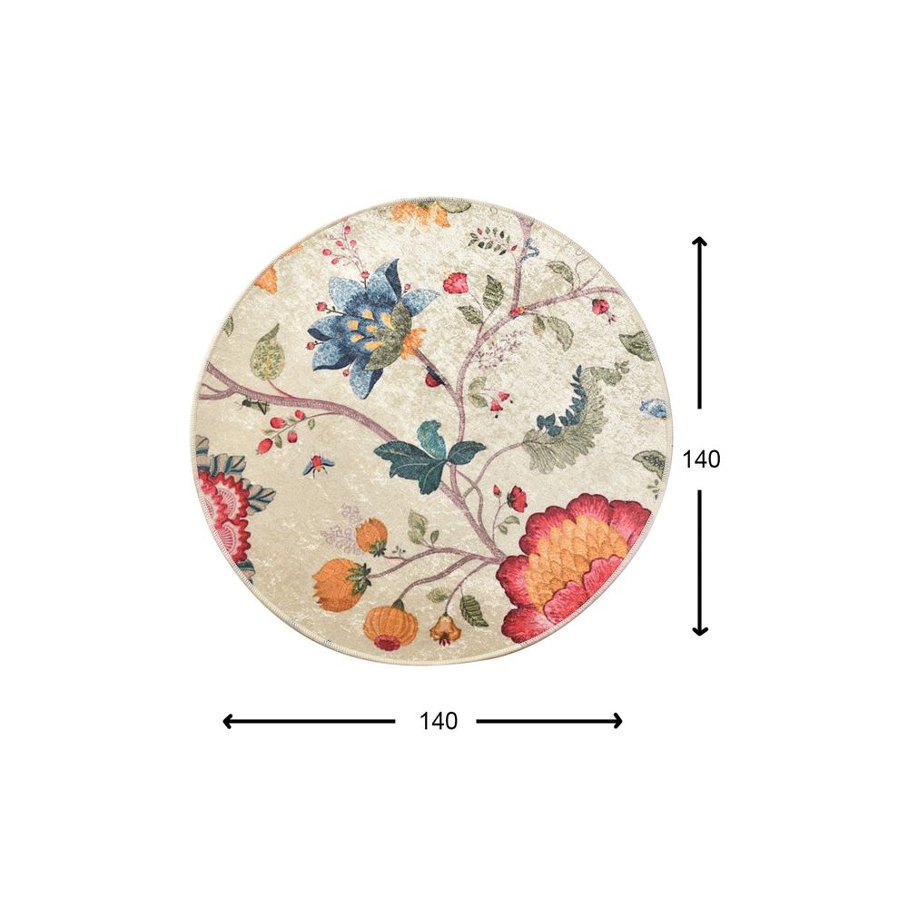 Šareni Tepih Arya - Promjer 140 cm slika 3