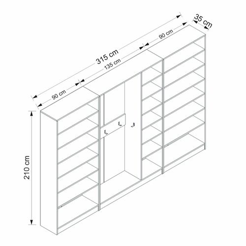 Noah - 8463 White Hall Stand slika 8