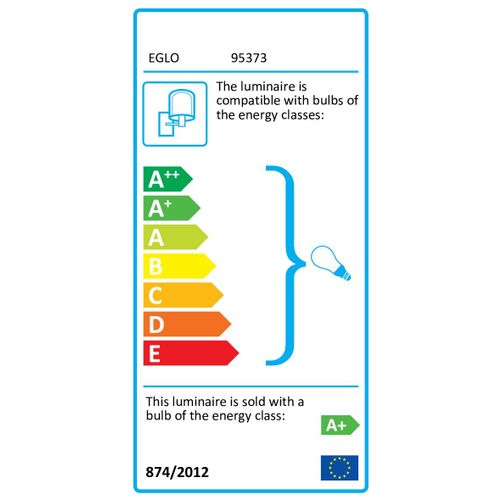 Eglo Passa zidna/2, led, gu10, 2x3,3w, zlatna/crna  slika 3