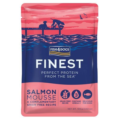 Fish4Dogs Salmon mousse, losos 100 g slika 1