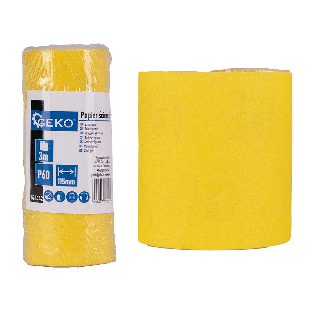 Brusni papir - rola 115 mm x 3 m P60 slika 1