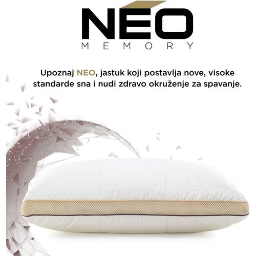 Hibridni jastuk NEO Bamboo Memory - 50x70 cm slika 4