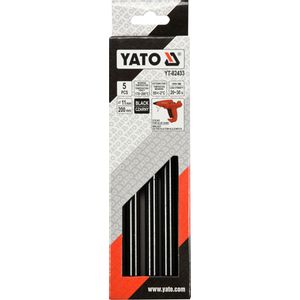 Yato termotopivi ljepilo u štapovima crne boje 11,2x200mm, 5 komada