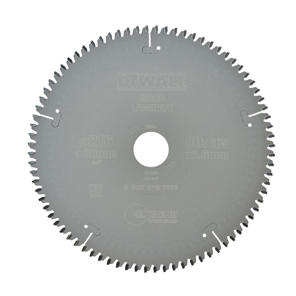 LIST ZA KRUŽNU PILU 216/30 80Z Dewalt DT4286 slika 1