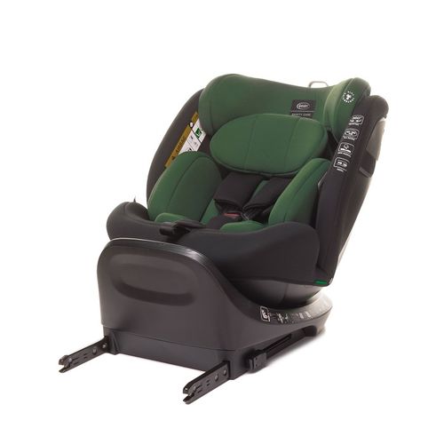 4BABY autosjedalica I-Size (40-150 cm) Roto-fix dark green slika 6