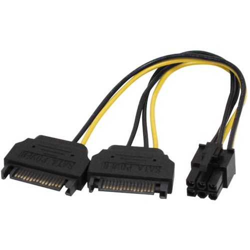 Linkom Adapter za napajanje VGA 6 pina 2 x Sata slika 1