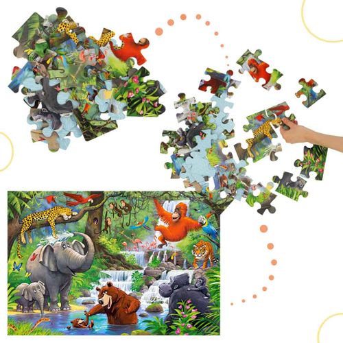 Castorland puzzle životinje iz džungle 40 kom. slika 5