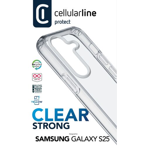 Cellularline Clear Strong maskica za Samsung Galaxy S25  slika 2