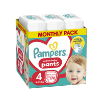 Pampers Active Baby Pants pelene gaćice mjesečno pakovanje