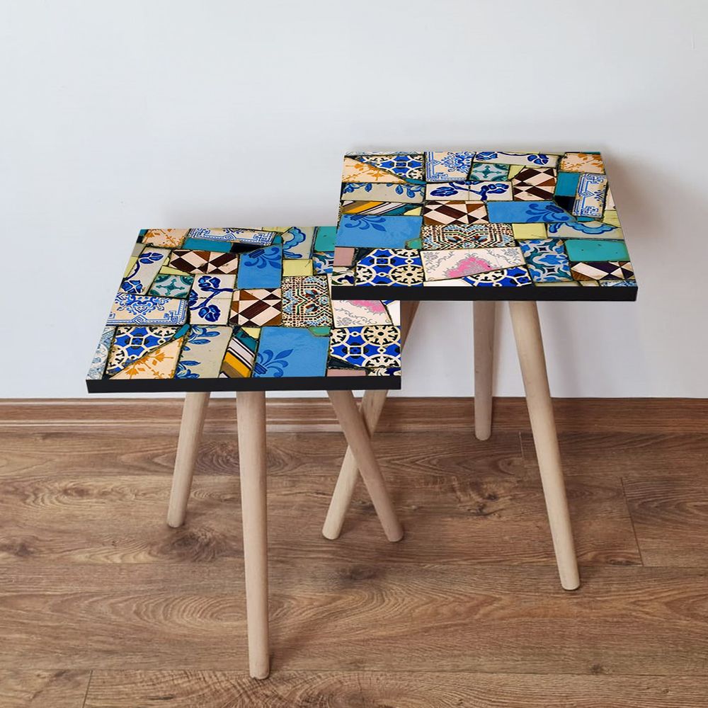 Nesting stolovi 2Shp25 - (2 komada) - boje: višebojni slika 1