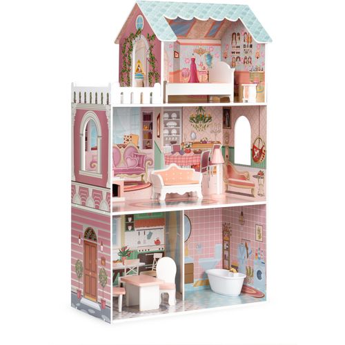 Ecotoys velika kućica za Barbie lutke 3 etaže slika 3