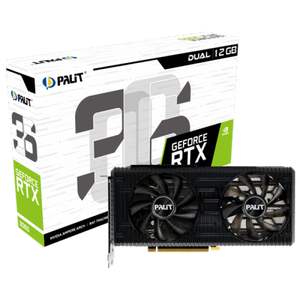 SVGA PCIE PALIT GeForce RTX 3060 Dual 12GB GDDR6 192-bit NE63060019K9-190AD