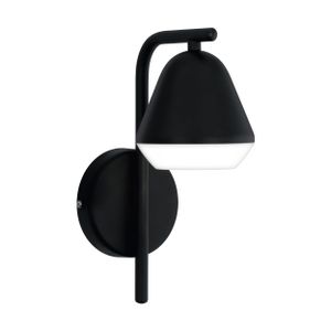 Eglo zidna rasvjeta palbieta gu10 1x2,8w crno/saten prozirno v:275mm