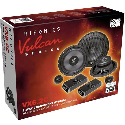 Hifonics VX-6.2C komplet 2-sustavskih ugradbenih zvučnika 200 W Sadržaj: 1 Set slika 2