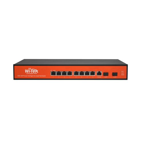 Wi-Tek WI-PMS310GF-UPS+ 8GE+2SFP Ports 24V-48V Mixed L2 Managed UPS No-Break PoE Switch with 8-Port PoE slika 1