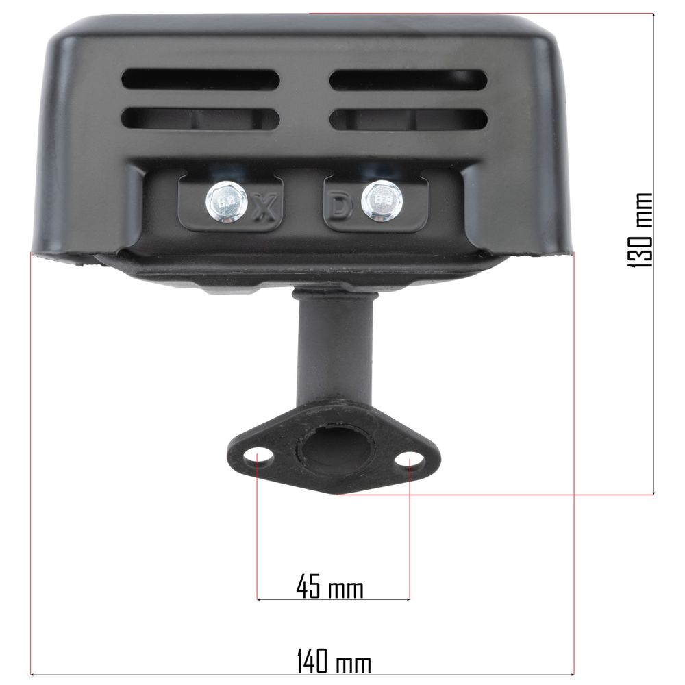 Prigušivač za motor PM-GX160-TL slika 2