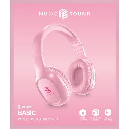 Cellularline Bluetooth slušalice  Music Sound pink slika 2