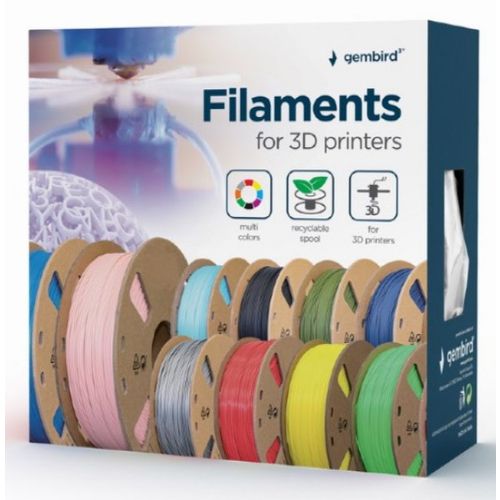 3DP-PLA-01-MTSG Mat PLA Filament za 3D stampac 1.75mm, kotur 1KG, Slate grey slika 2