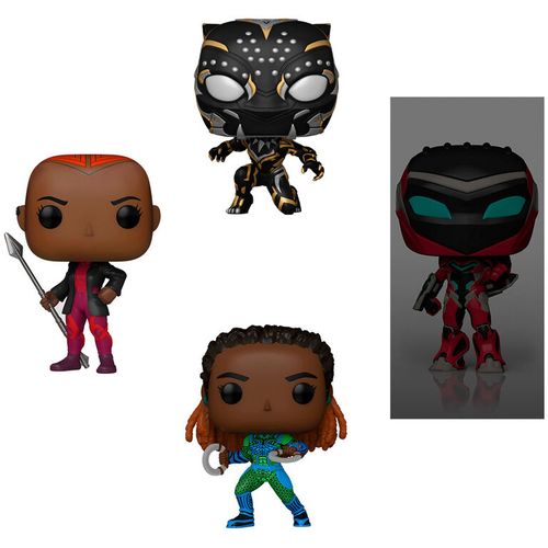 POP pack 4 figures Marvel Black Panther Wakanda Forever Exclusive slika 2